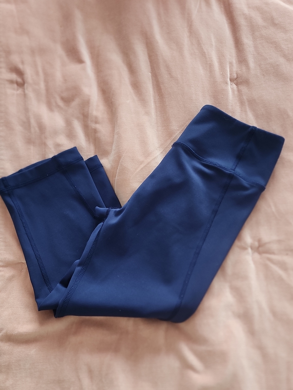 Thrive Navy High-Waist Capri Leggings